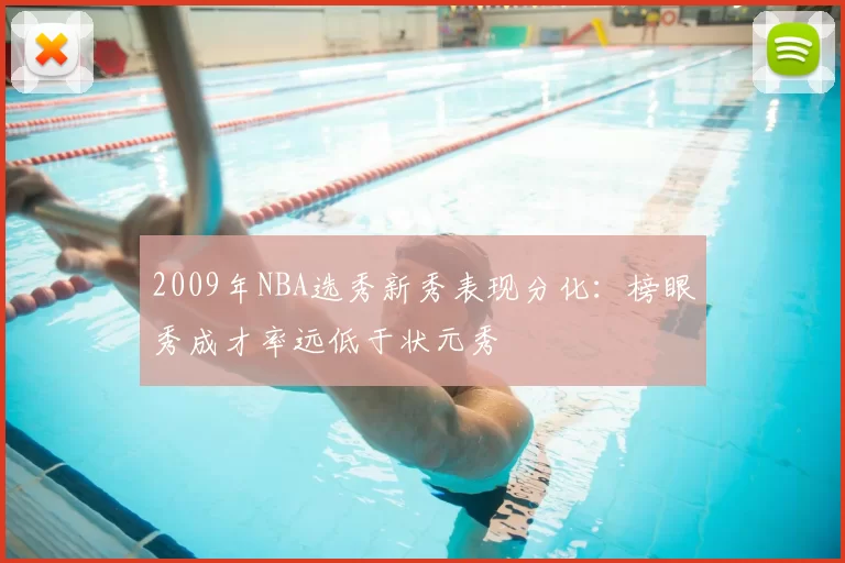 2009年NBA选秀新秀表现分化：榜眼秀成才率远低于状元秀