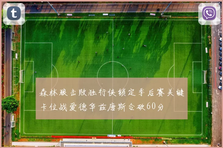 森林狼击败独行侠锁定季后赛关键卡位战爱德华兹唐斯合砍60分
